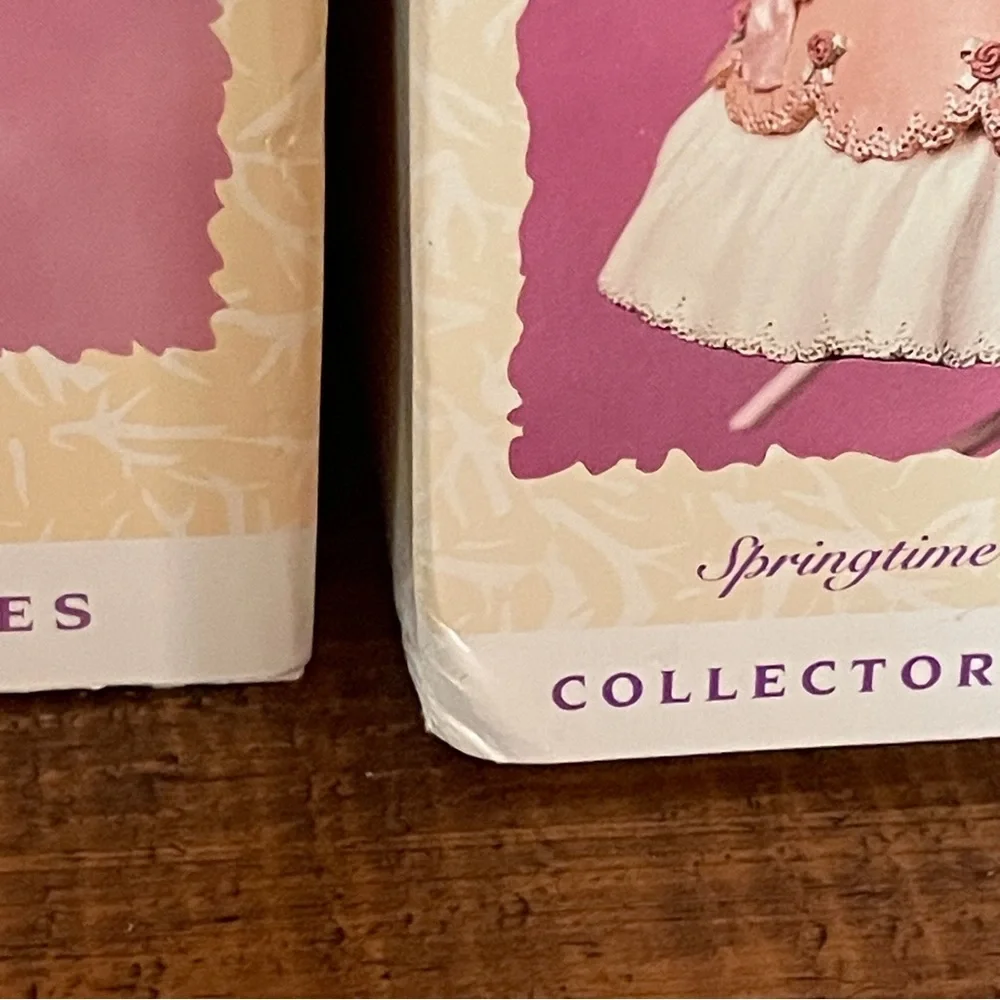 Lot of 3 Spring time Barbie Hallmark Keepsake Ornaments Collectors Series  95-97